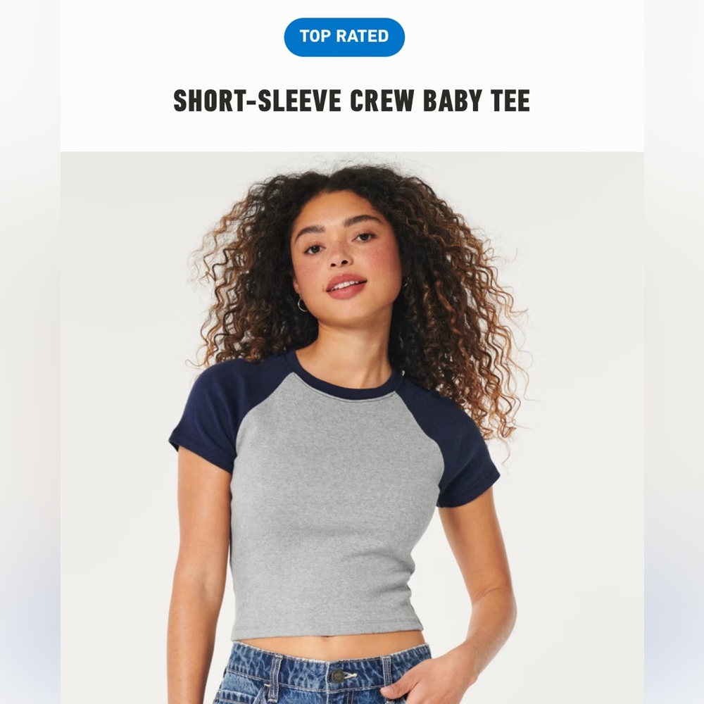 NWT hollister baby tee